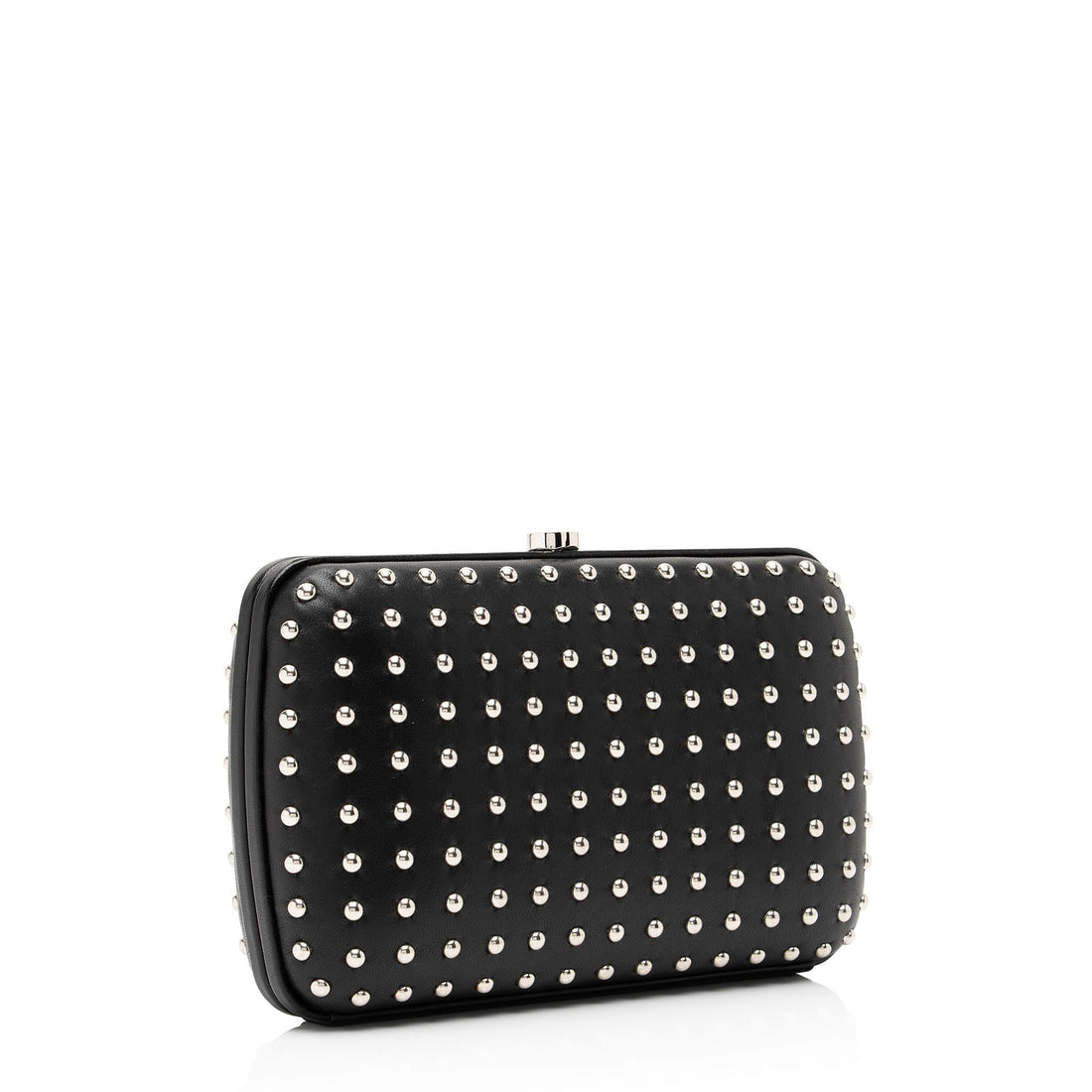 Gucci Leather Studded Broadway Clutch (SHF-8gNxRt)
