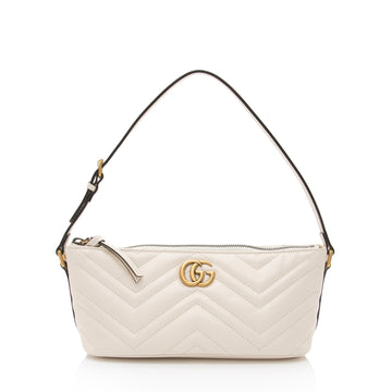 Gucci Matelasse Leather GG Marmont Sling Shoulder Bag (SHF-9zKBOp)