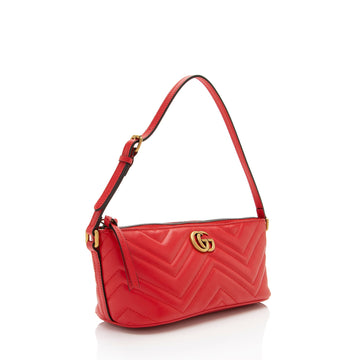Gucci Matelasse Leather GG Marmont Sling Shoulder Bag