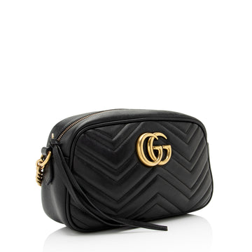 Gucci Matelasse Leather GG Marmont Small Shoulder Bag (SHF-X9kyDa)