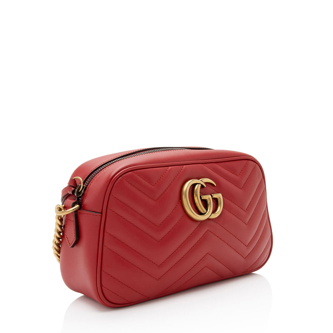 Gucci Matelasse Leather GG Marmont Small Shoulder Bag (SHF-tXCZHO)