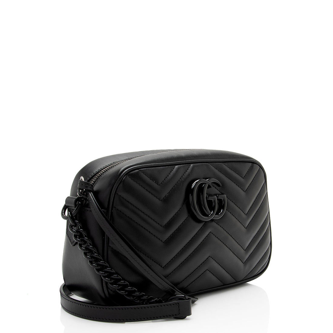 Gucci Matelasse Leather GG Marmont Small Shoulder Bag (SHF-sIFM1C)