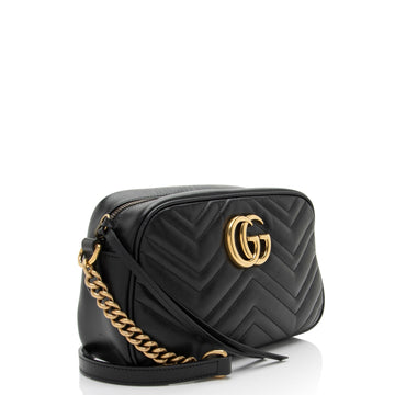 Gucci Matelasse Leather GG Marmont Small Shoulder Bag