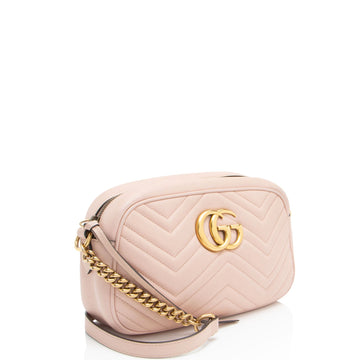 Gucci Matelasse Leather GG Marmont Small Shoulder Bag