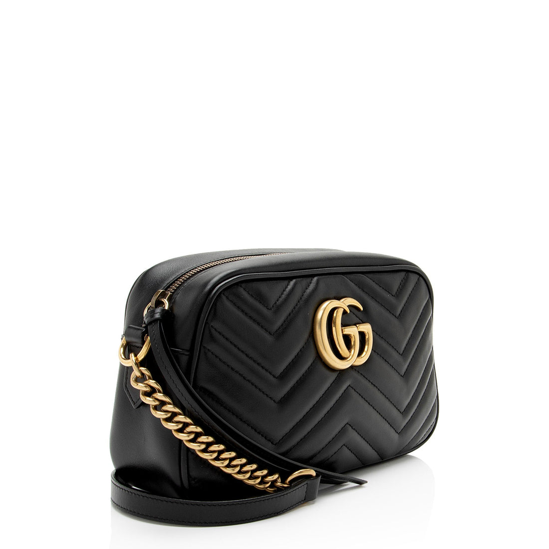 Gucci Matelasse Leather GG Marmont Small Shoulder Bag