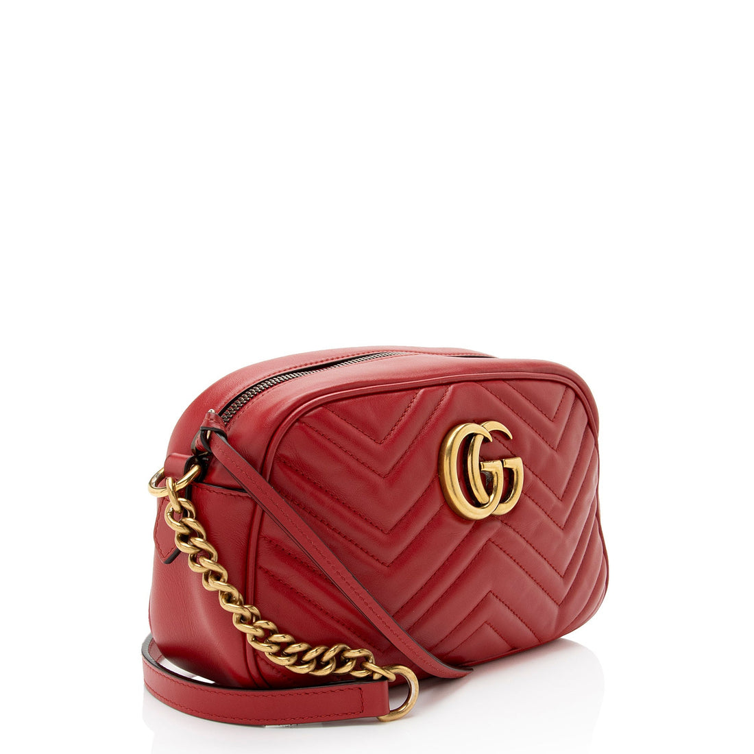 Gucci Matelasse Leather GG Marmont Small Shoulder Bag