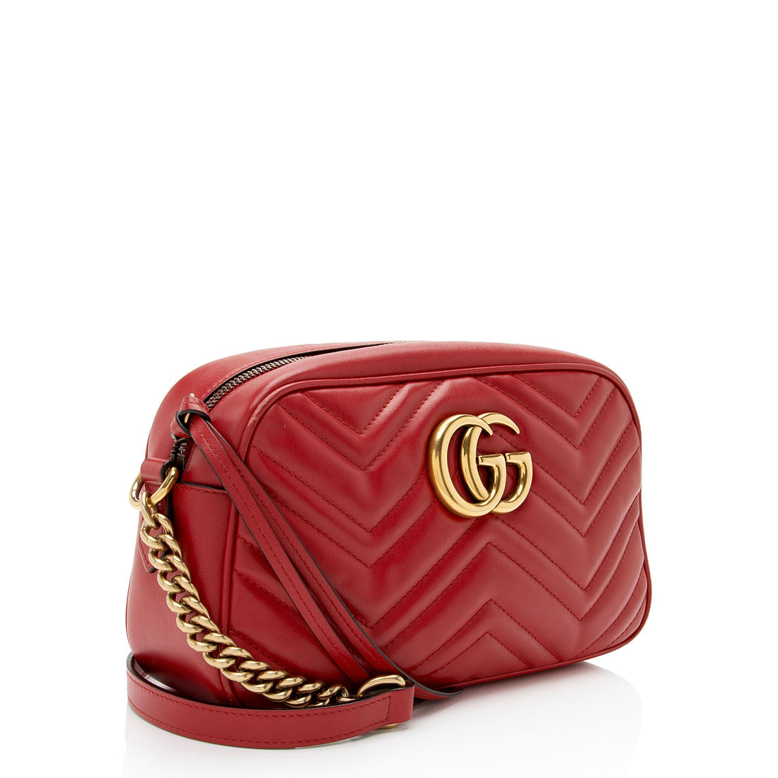 Gucci Matelasse Leather GG Marmont Small Shoulder Bag