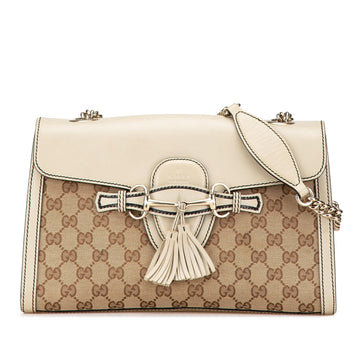 Gucci Medium GG Canvas Emily Shoulder Bag