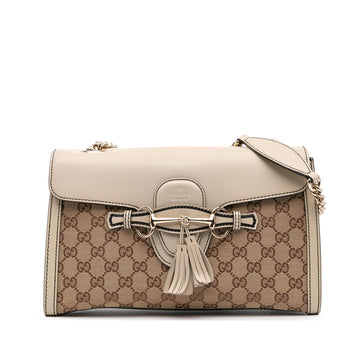 Gucci Medium GG Canvas Emily Shoulder Bag