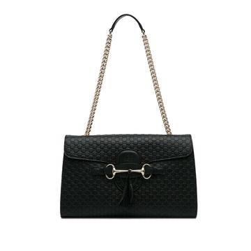 Gucci Medium Microguccissima Emily Shoulder Bag (SHG-l5AjPZ)