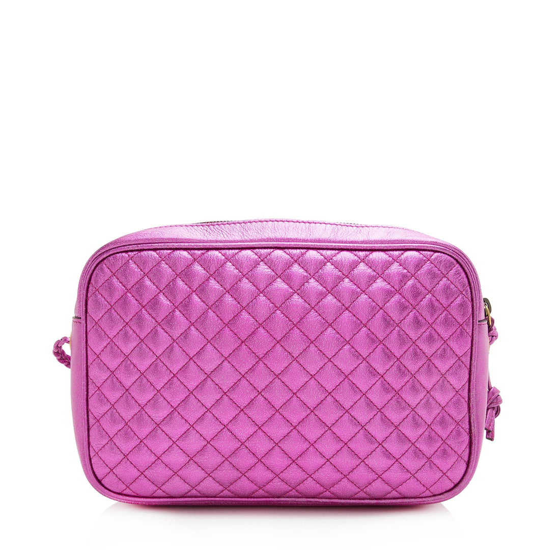 Gucci Metallic Quilted Leather Trapuntata Small Shoulder Bag