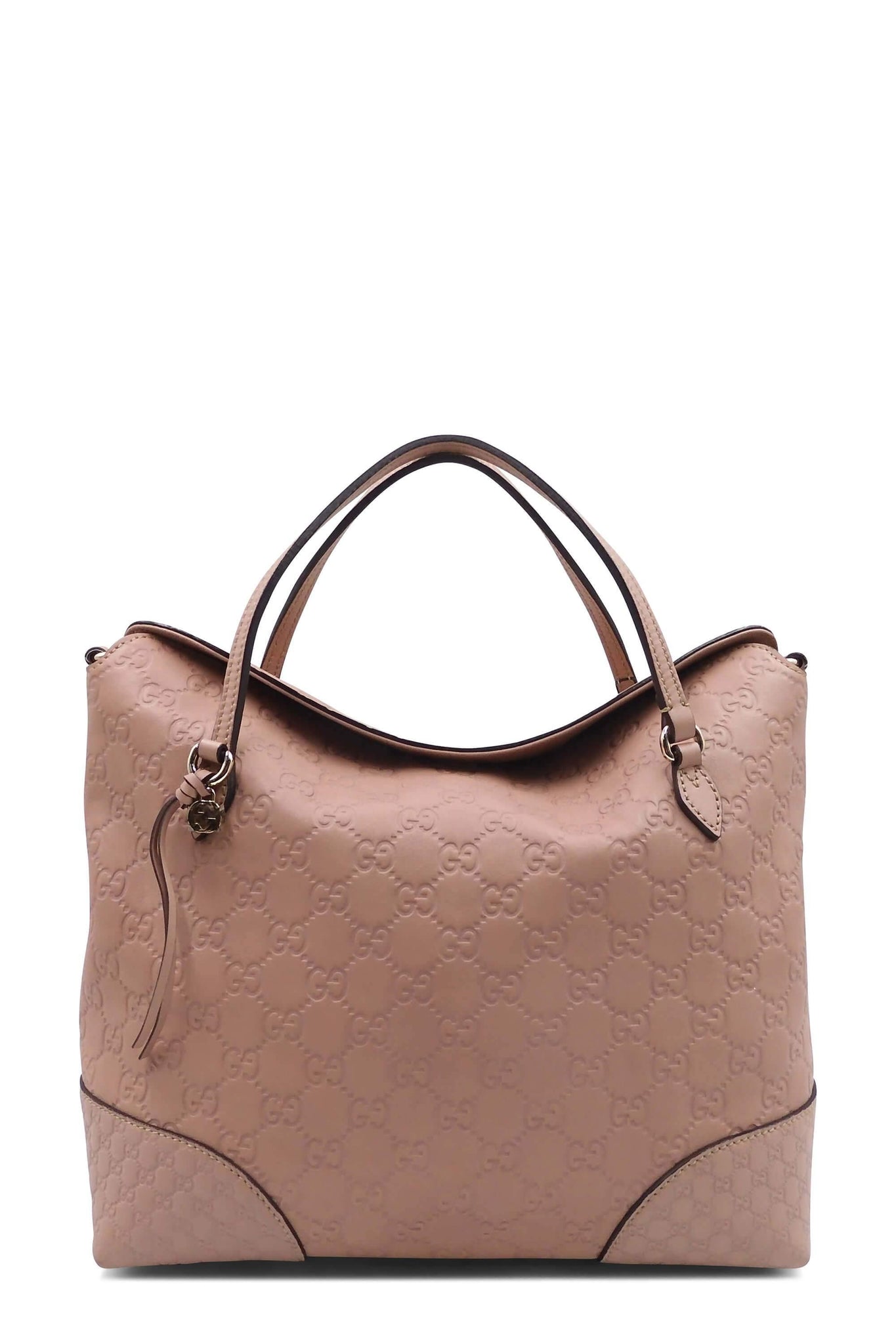 Microguccissima Foldover Top Satchel Pink
