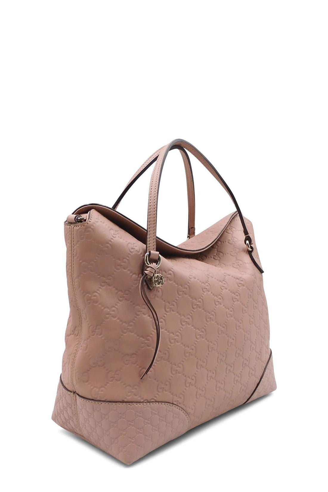 Microguccissima Foldover Top Satchel Pink