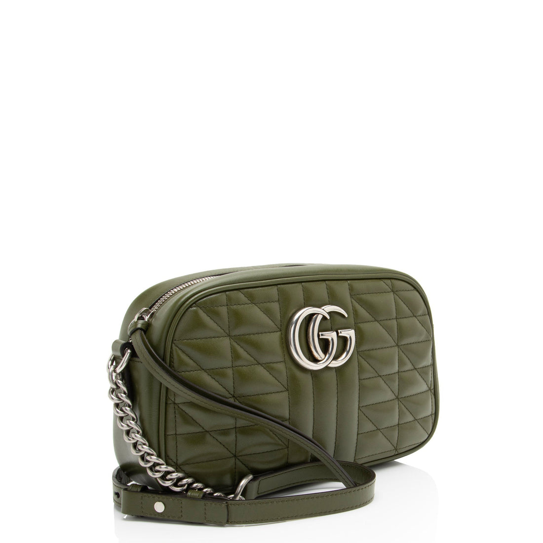 Gucci Mixed Matelasse Leather GG Marmont Aria Small Shoulder Bag