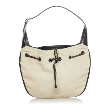 Gucci Nylon Drawstring Shoulder Bag (SHG-24569)