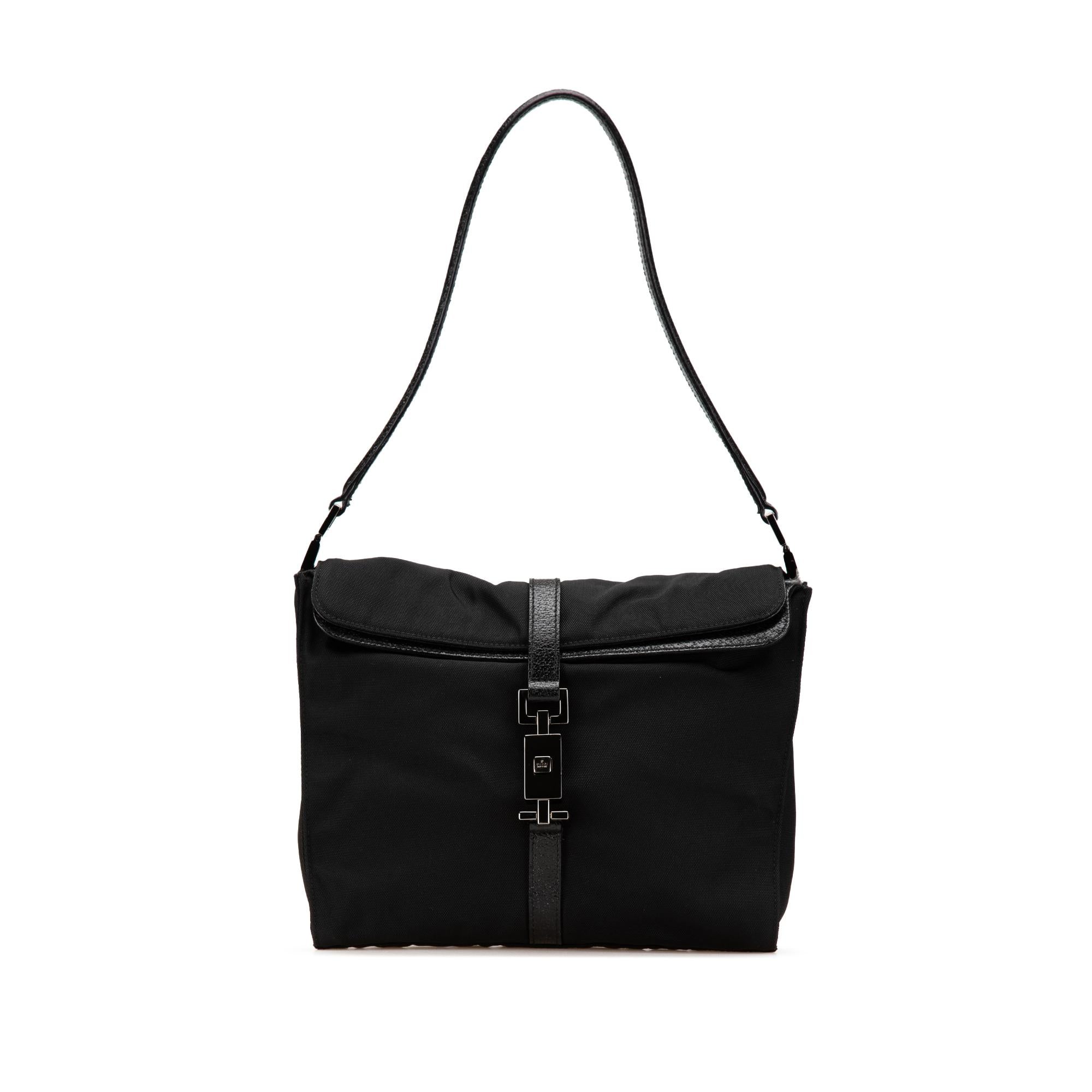 Gucci Nylon Jackie Shoulder Bag