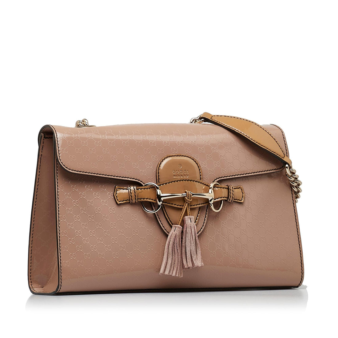 Gucci Patent Microguccissima Emily Shoulder Bag (SHG-jKZF4b)