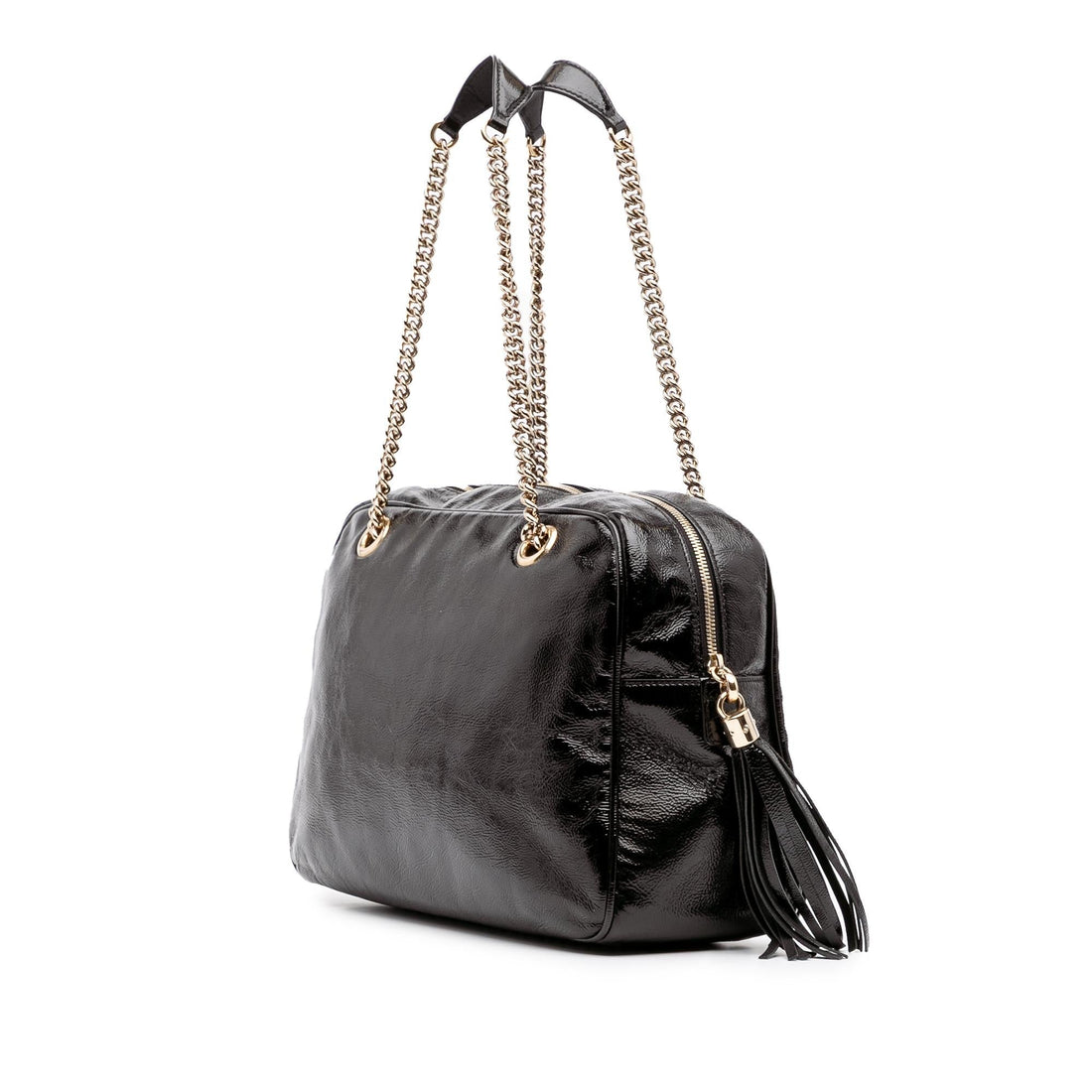 Gucci Patent Soho Chain Shoulder Bag