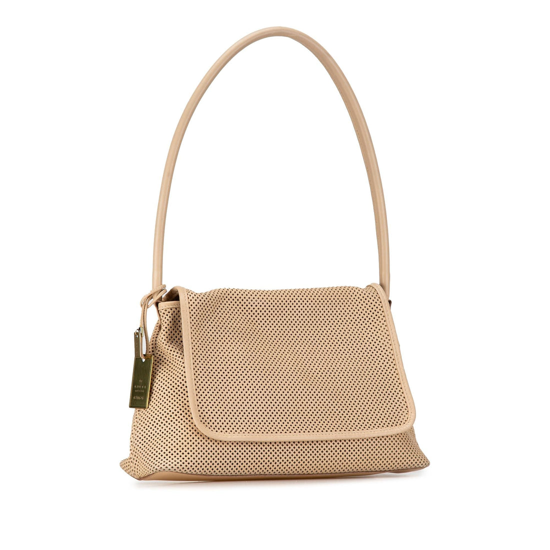 Gucci Perforated Leather Shoulder Bag (SHG-lPr0aq)