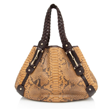 Gucci Python Pelham Medium Shoulder Bag