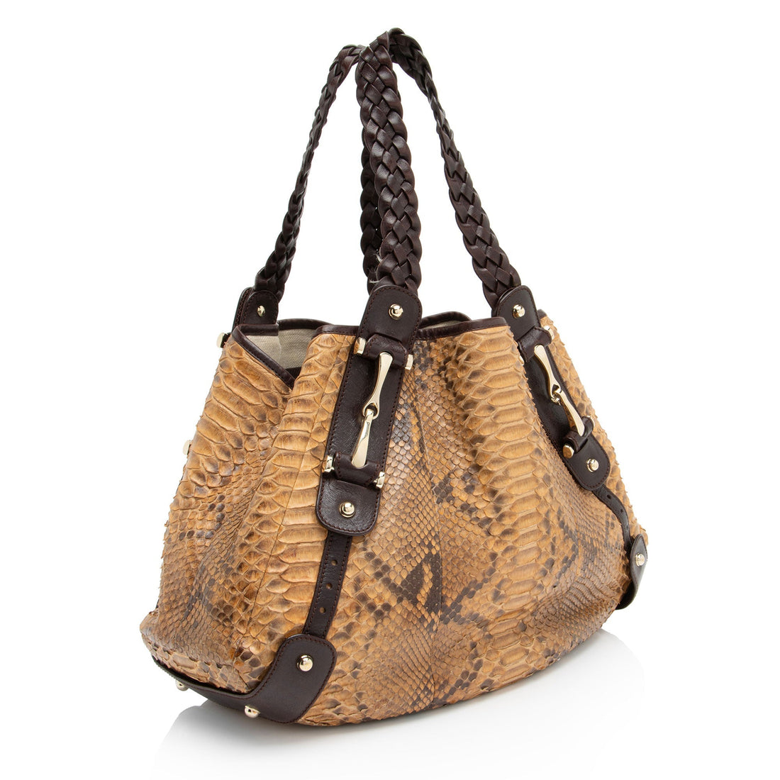 Gucci Python Pelham Medium Shoulder Bag