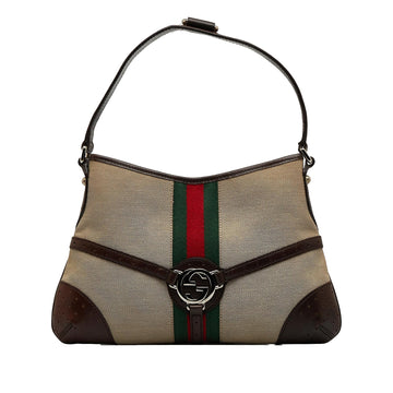 Gucci Reins Web Shoulder Bag (SHG-VjXKWU)