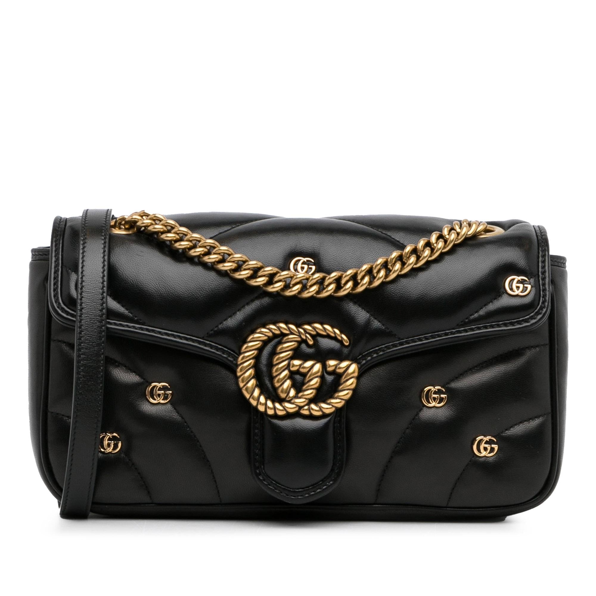 Gucci Small GG Marmont 2.0 Shoulder Bag (SHG-An05ST)