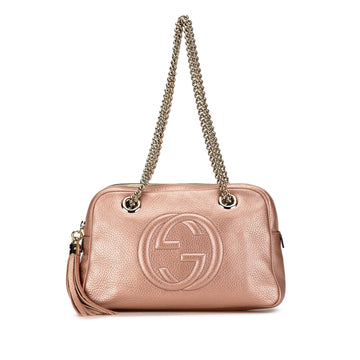 Gucci Soho Chain Zip Shoulder Bag (SHG-yJU7PY)
