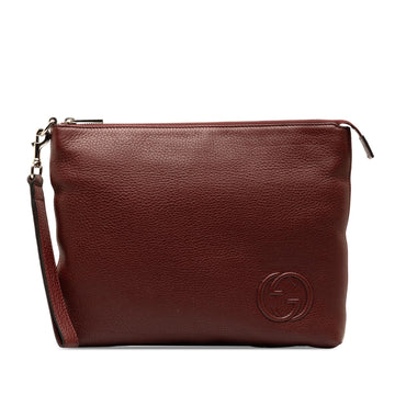 Gucci Soho Leather Clutch (SHG-x8q0VR)