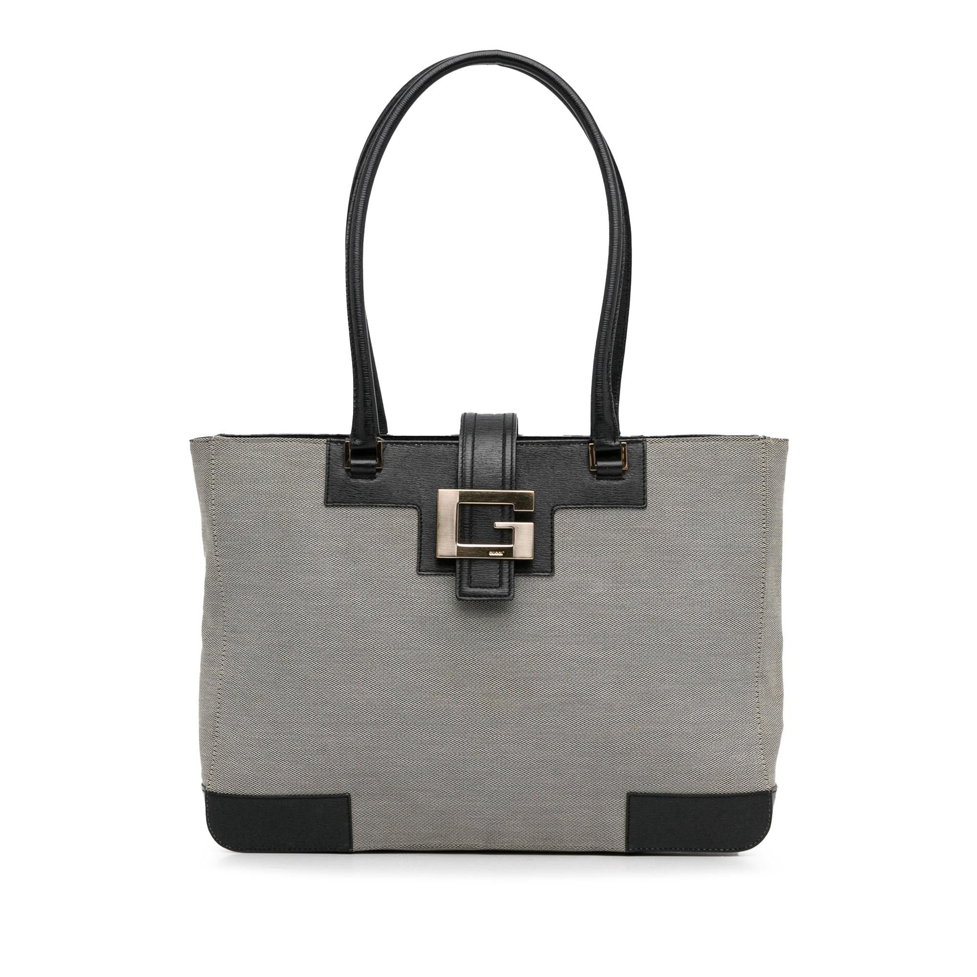 Gucci Square G Canvas Shoulder Bag (SHG-FHbYlb)