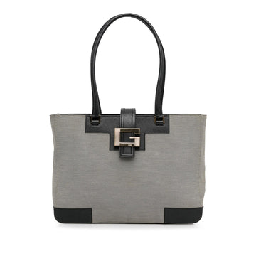 Gucci Square G Canvas Shoulder Bag (SHG-FHbYlb)