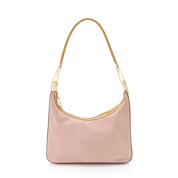 Gucci Suede Binoche Small Shoulder Bag (SHF-NVMLND)