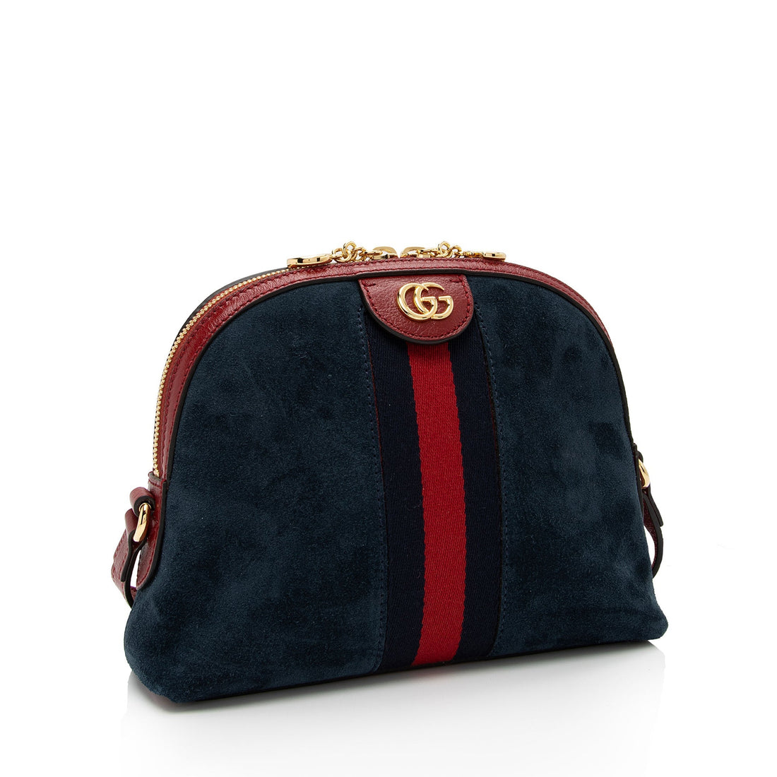 Gucci Suede Ophidia Dome Small Shoulder Bag (SHF-ZDZ4UX)