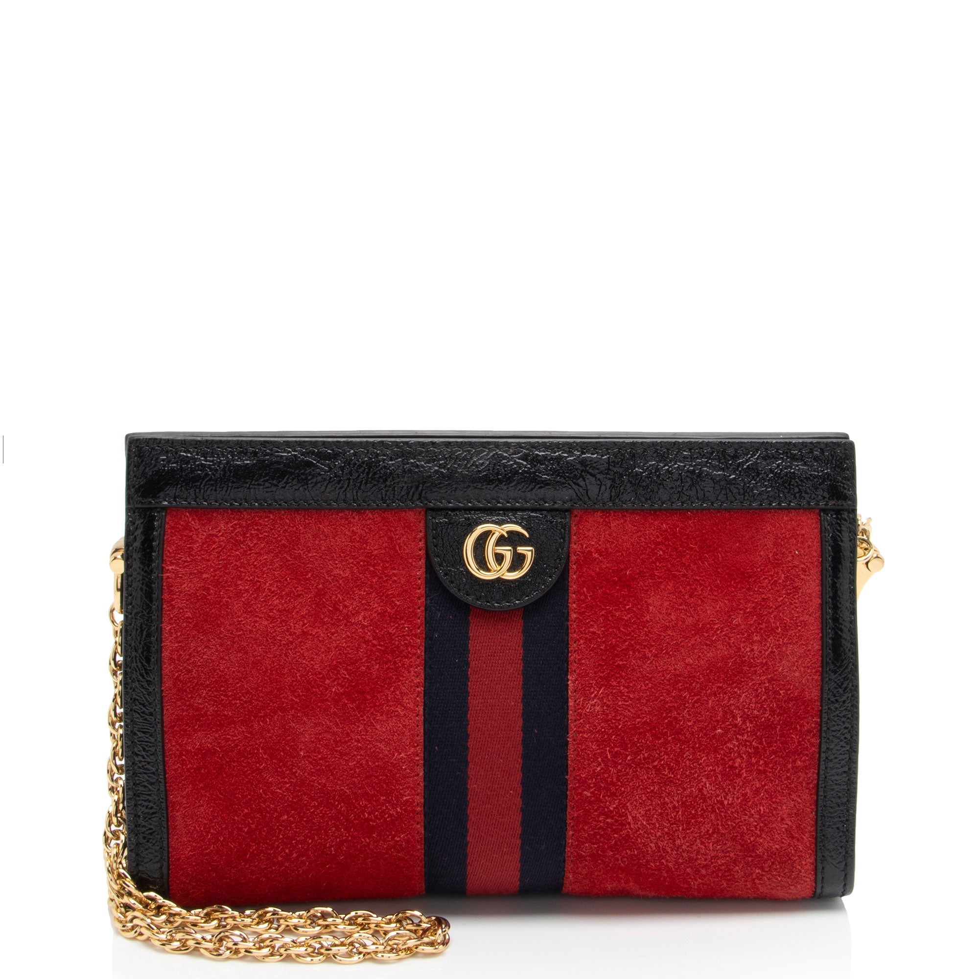 Gucci Suede Ophidia Small Chain Shoulder Bag (SHF-Pfwf9m)