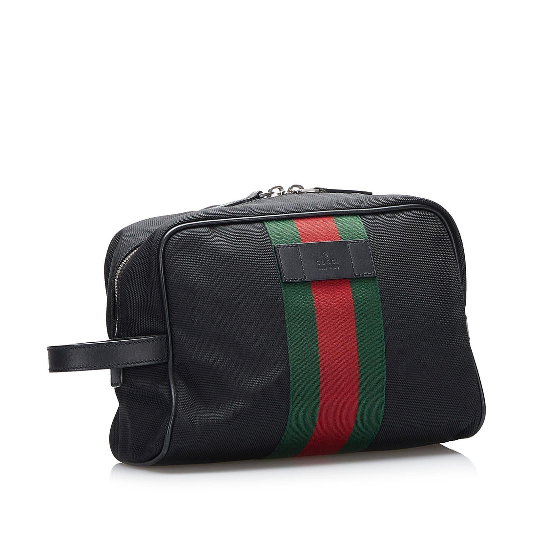 Gucci Techno Web Canvas Clutch (SHG-L5ydsu)
