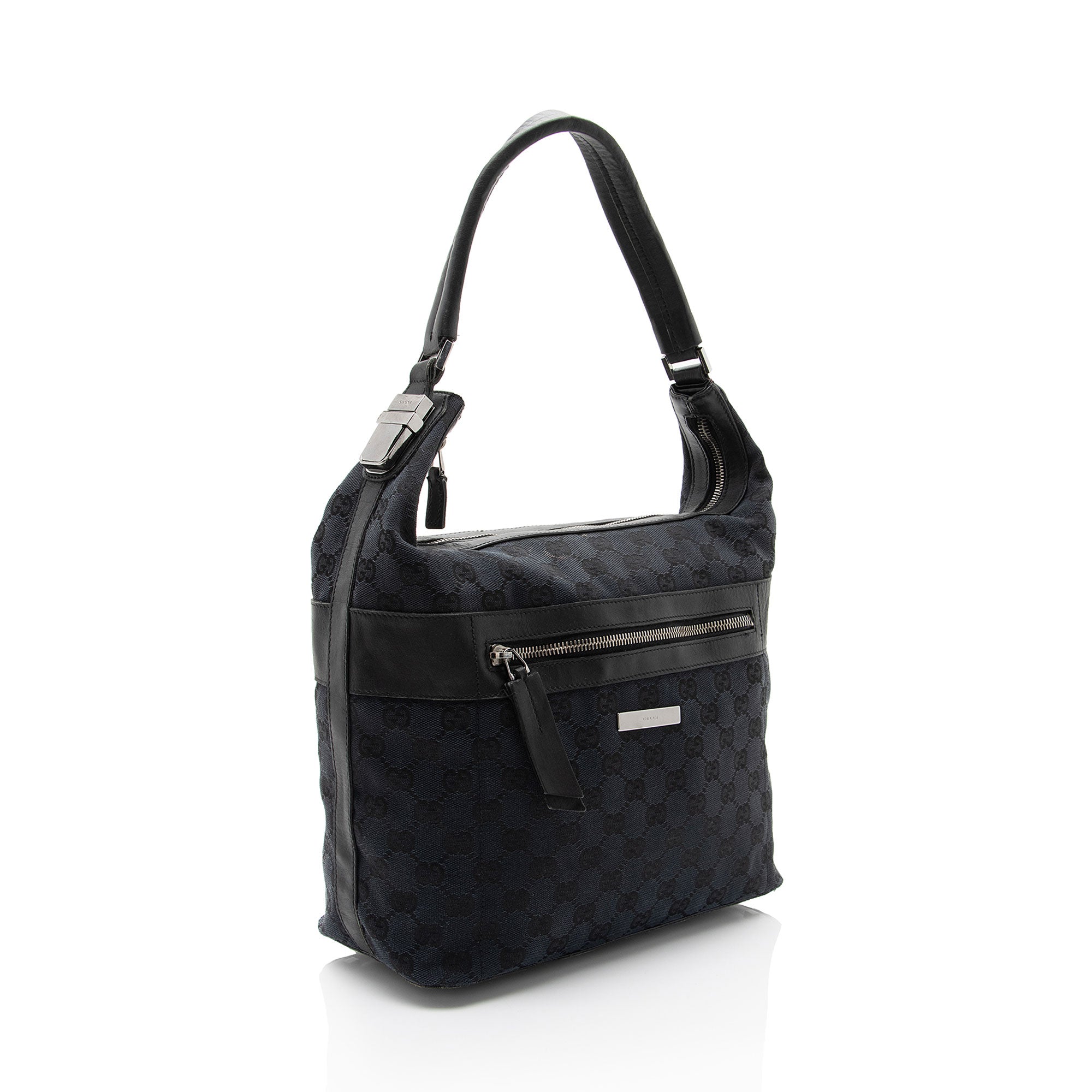 Gucci Vintage GG Canvas Small Shoulder Bag