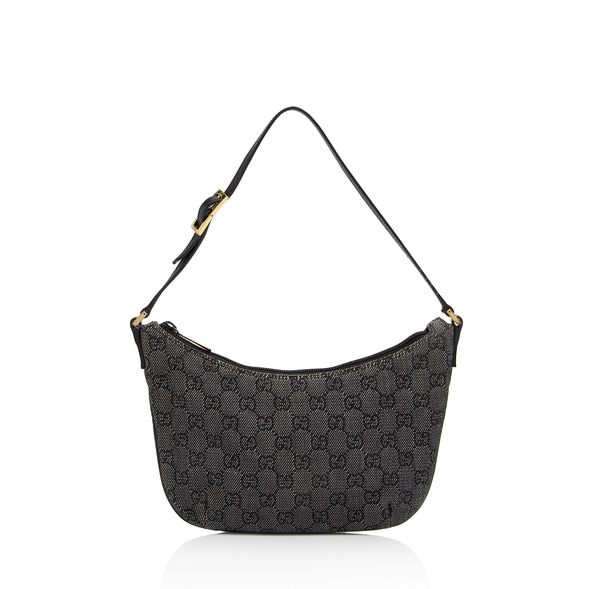 Gucci Vintage GG Denim Small Shoulder Bag (SHF-yTYszL)