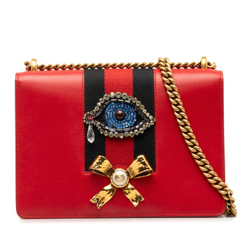 Gucci Web Peony Shoulder Bag (SHG-SqJUEA)