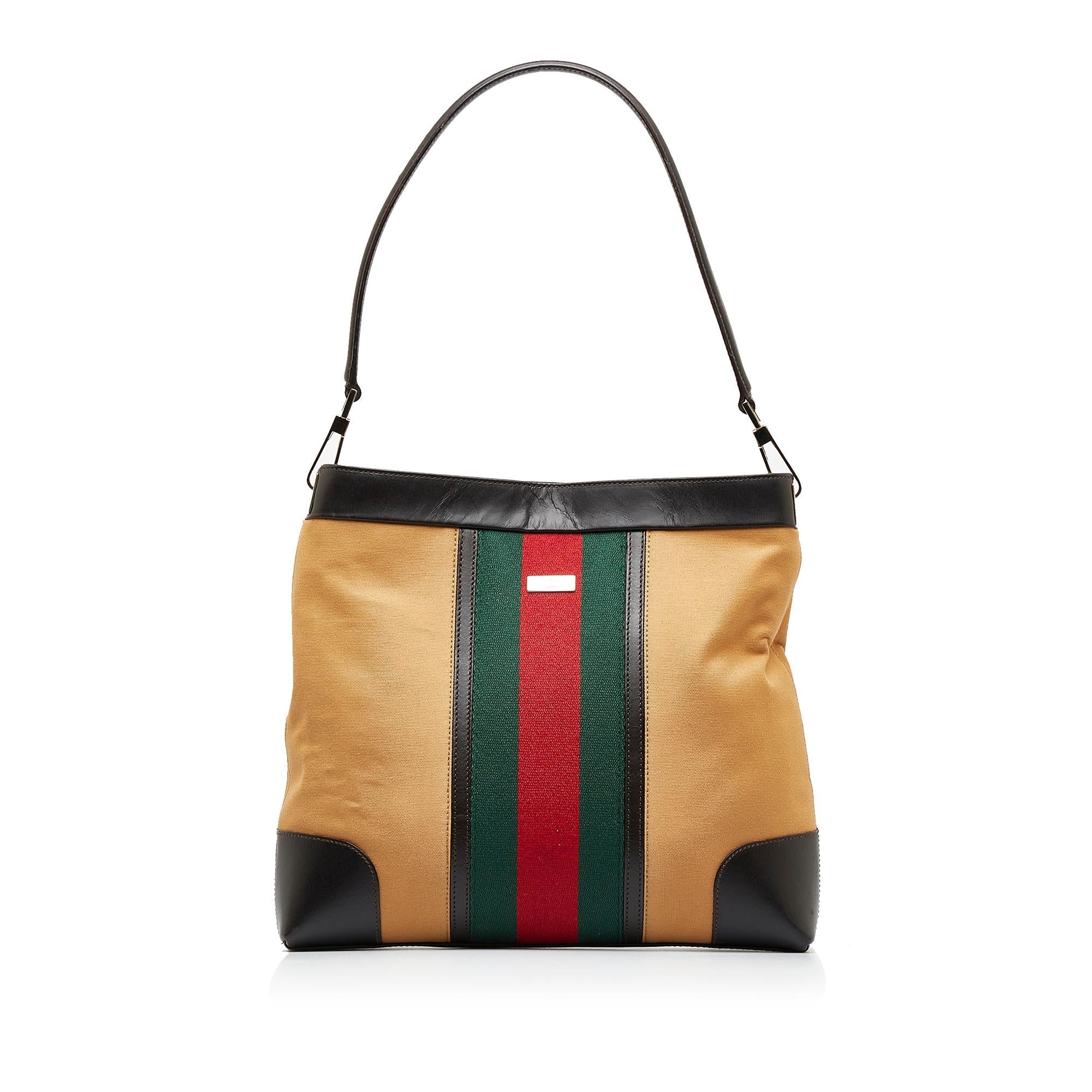 Gucci Web Shoulder Bag (SHG-W3n2Vc)