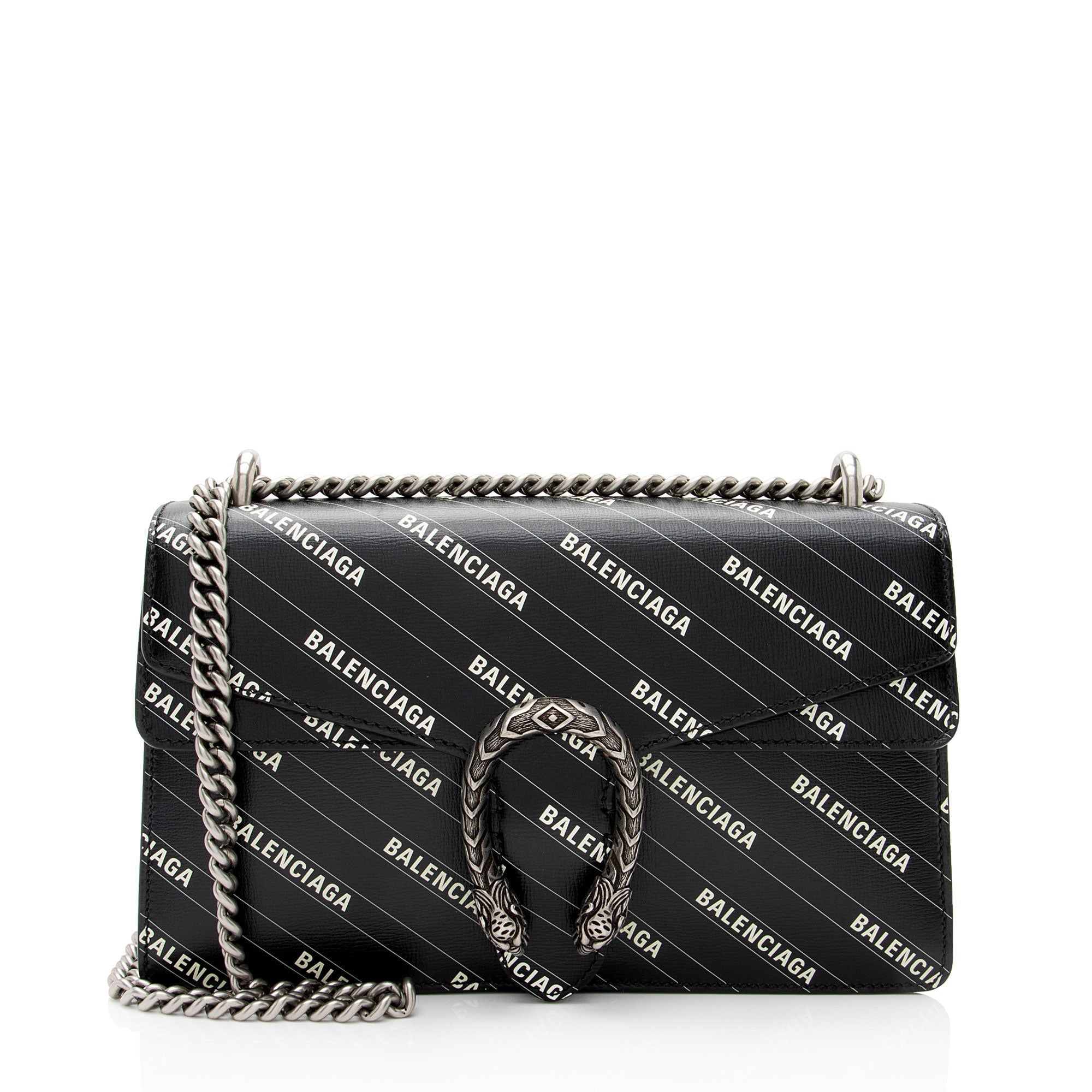 Gucci x Balenciaga Leather Dionysus The Hacker Project Small Shoulder Bag (SHF-qNmspE)