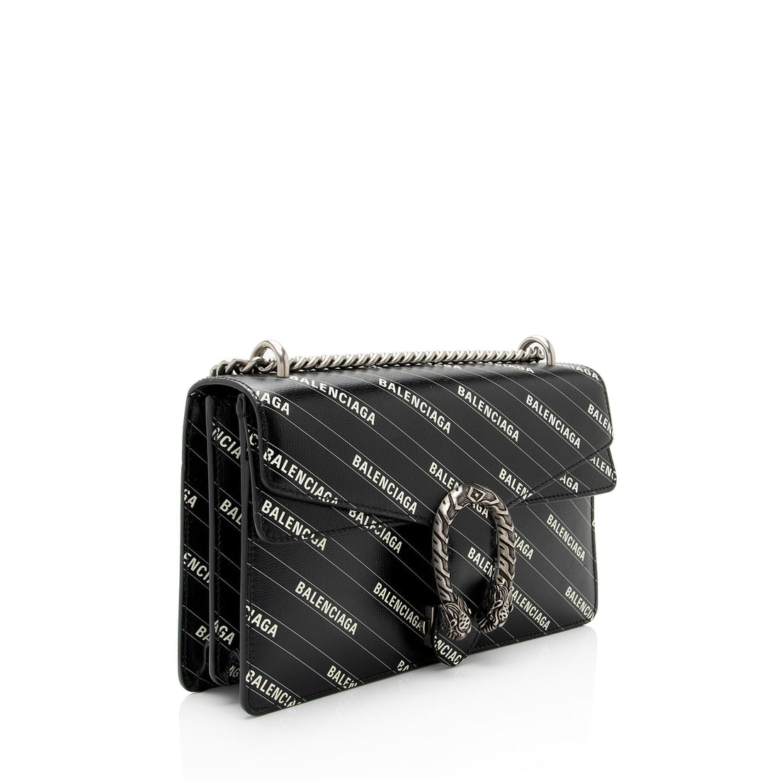 Gucci x Balenciaga Leather Dionysus The Hacker Project Small Shoulder Bag (SHF-qNmspE)