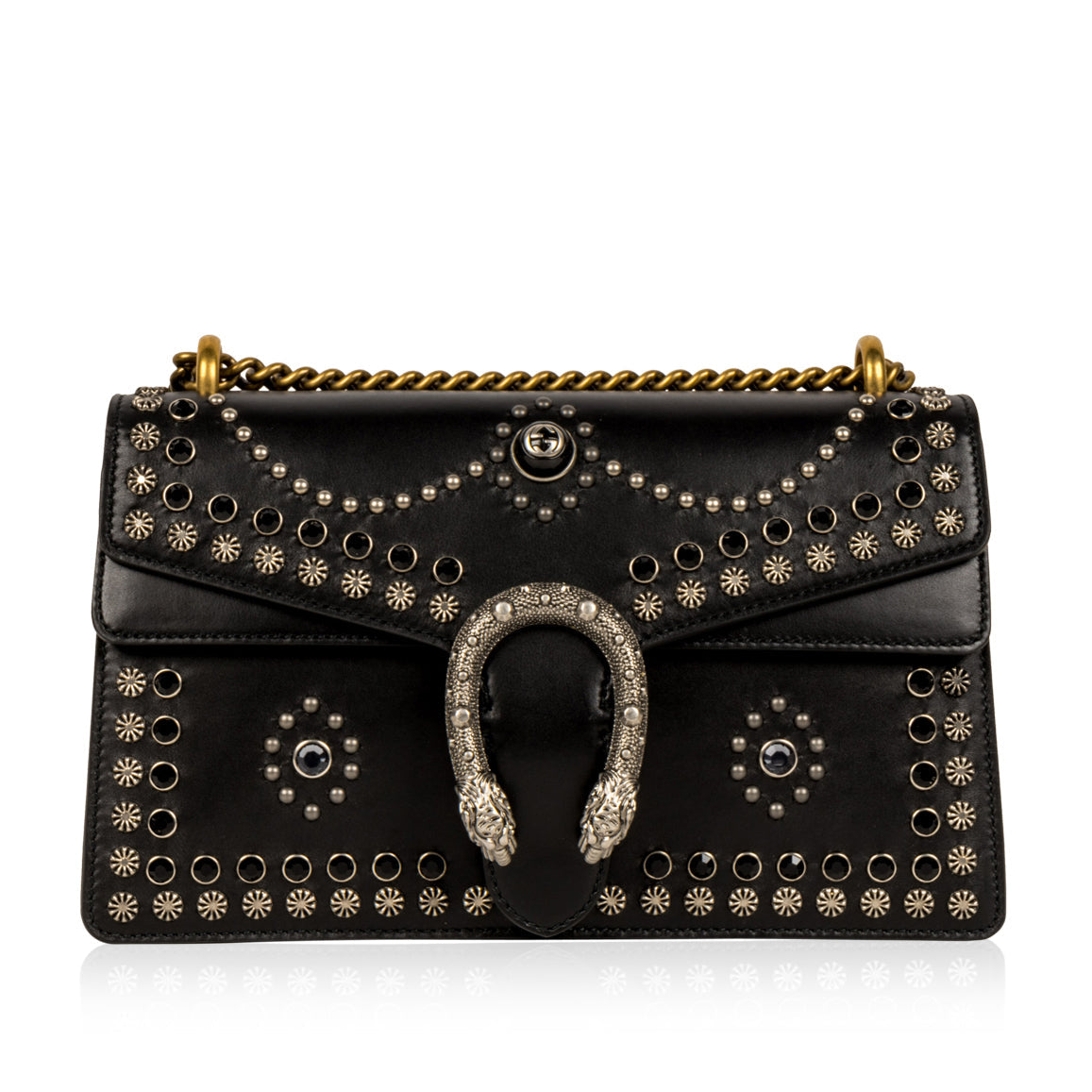 Gucci Studded Leather Dionysus - Small