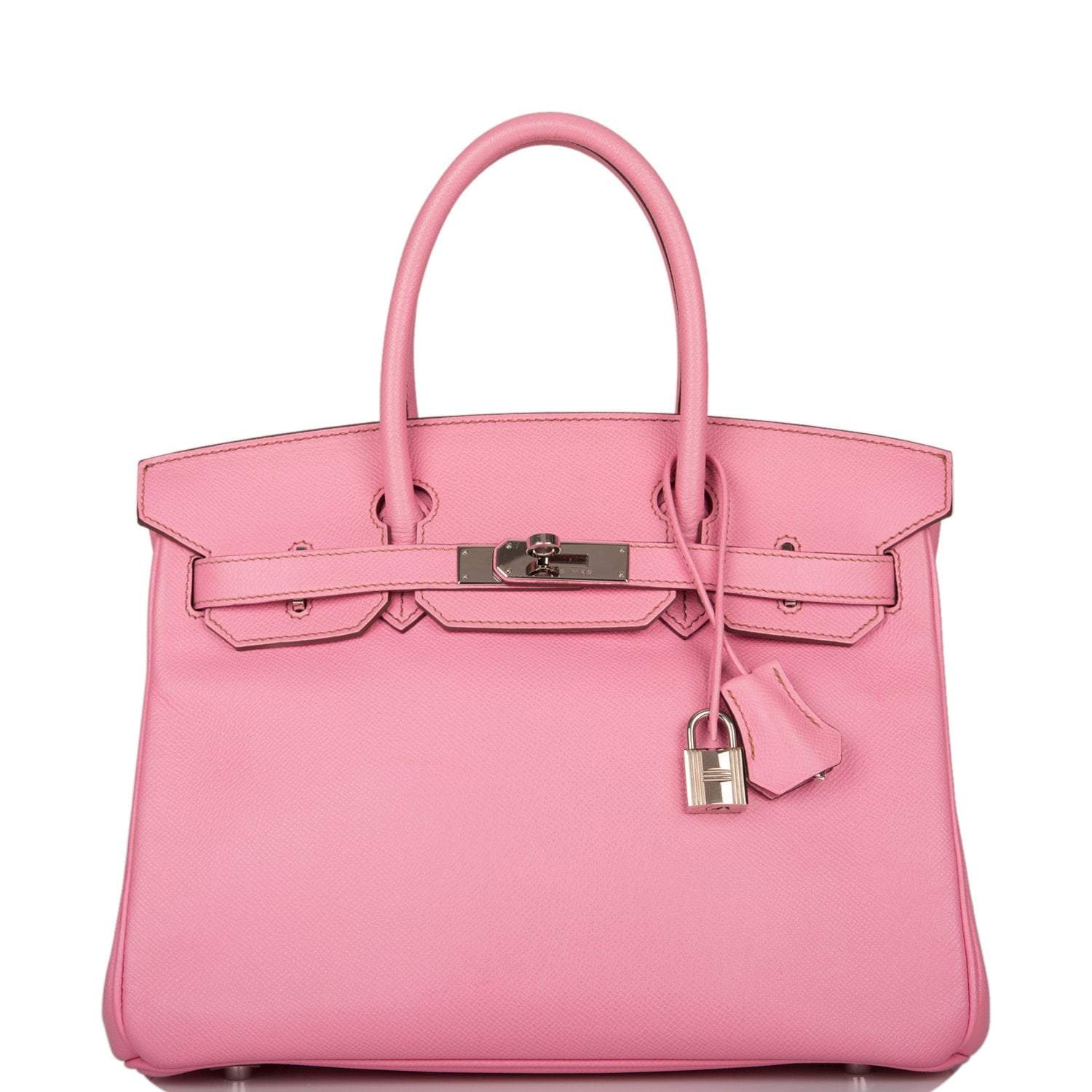 Hermes Birkin 30 Bubblegum 5P Epsom Palladium Hardware