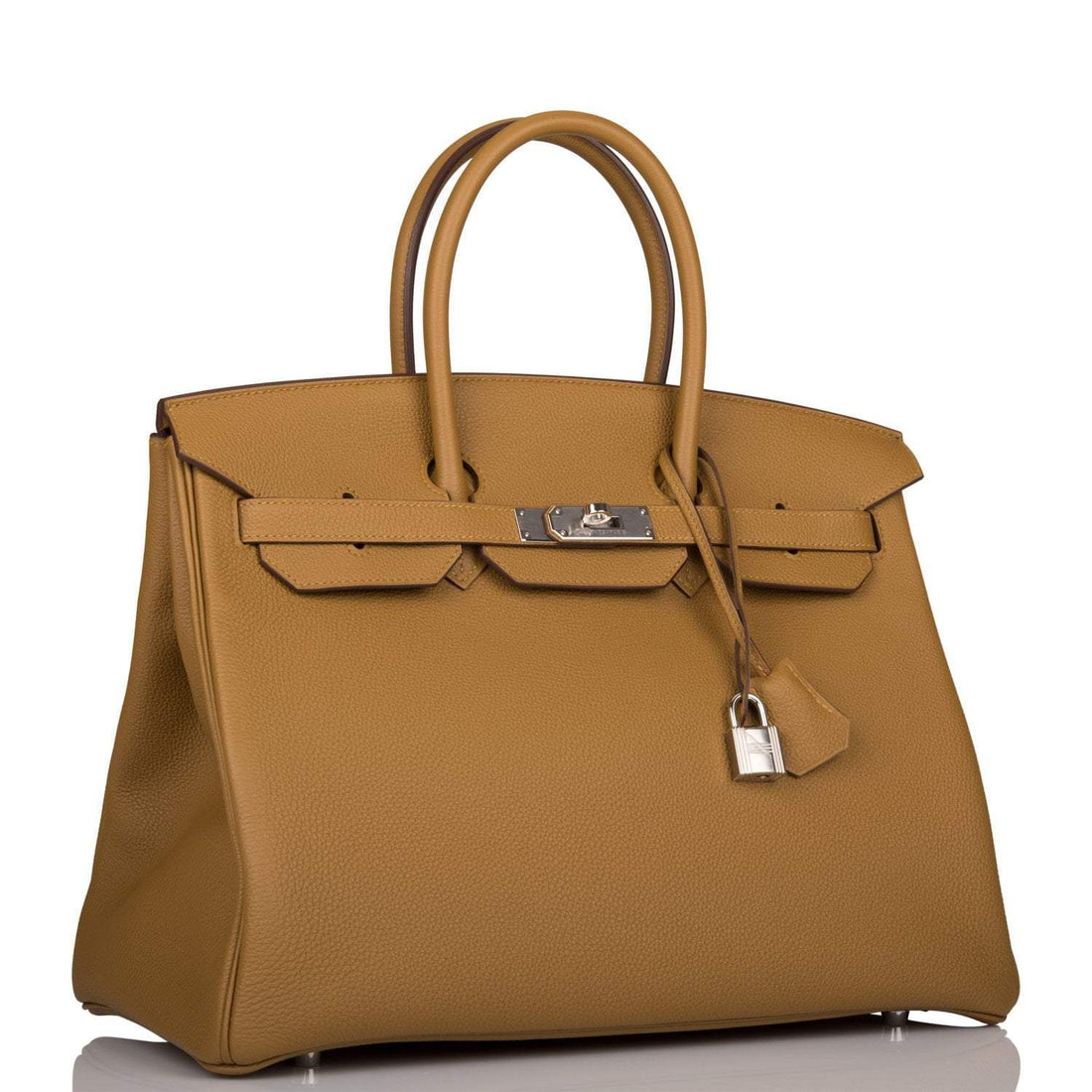 Hermes Birkin 35 Bronze D'Or Togo Palladium Hardware