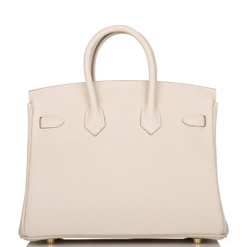 Hermes Birkin 25 Craie Togo Gold Hardware