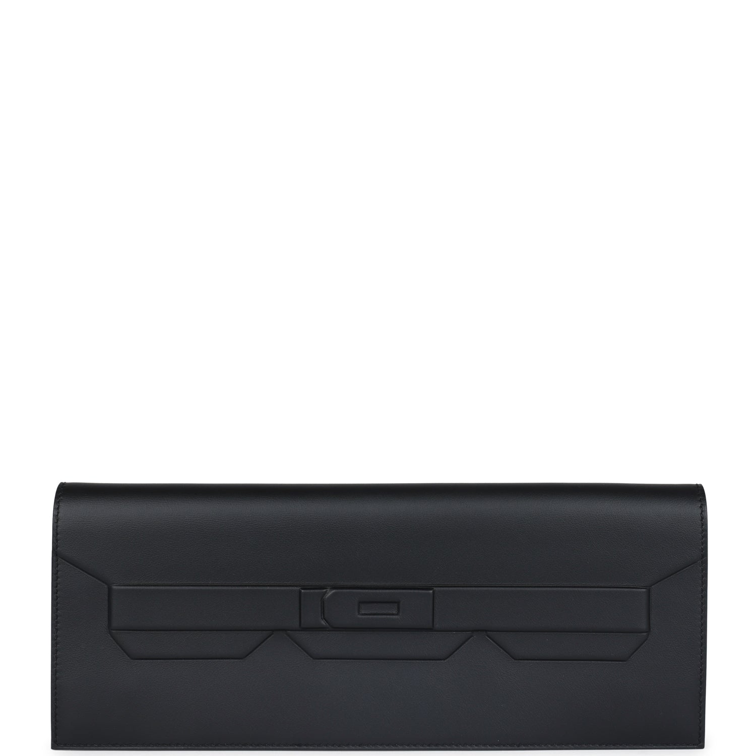 Hermes Shadow Kelly Cut Black Swift