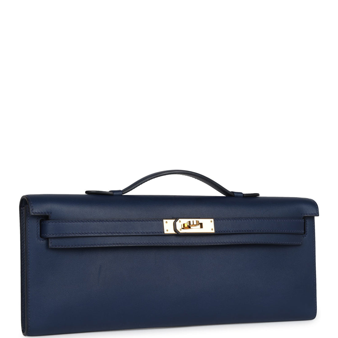 Hermes Kelly Cut Bleu Navy Swift Gold Hardware