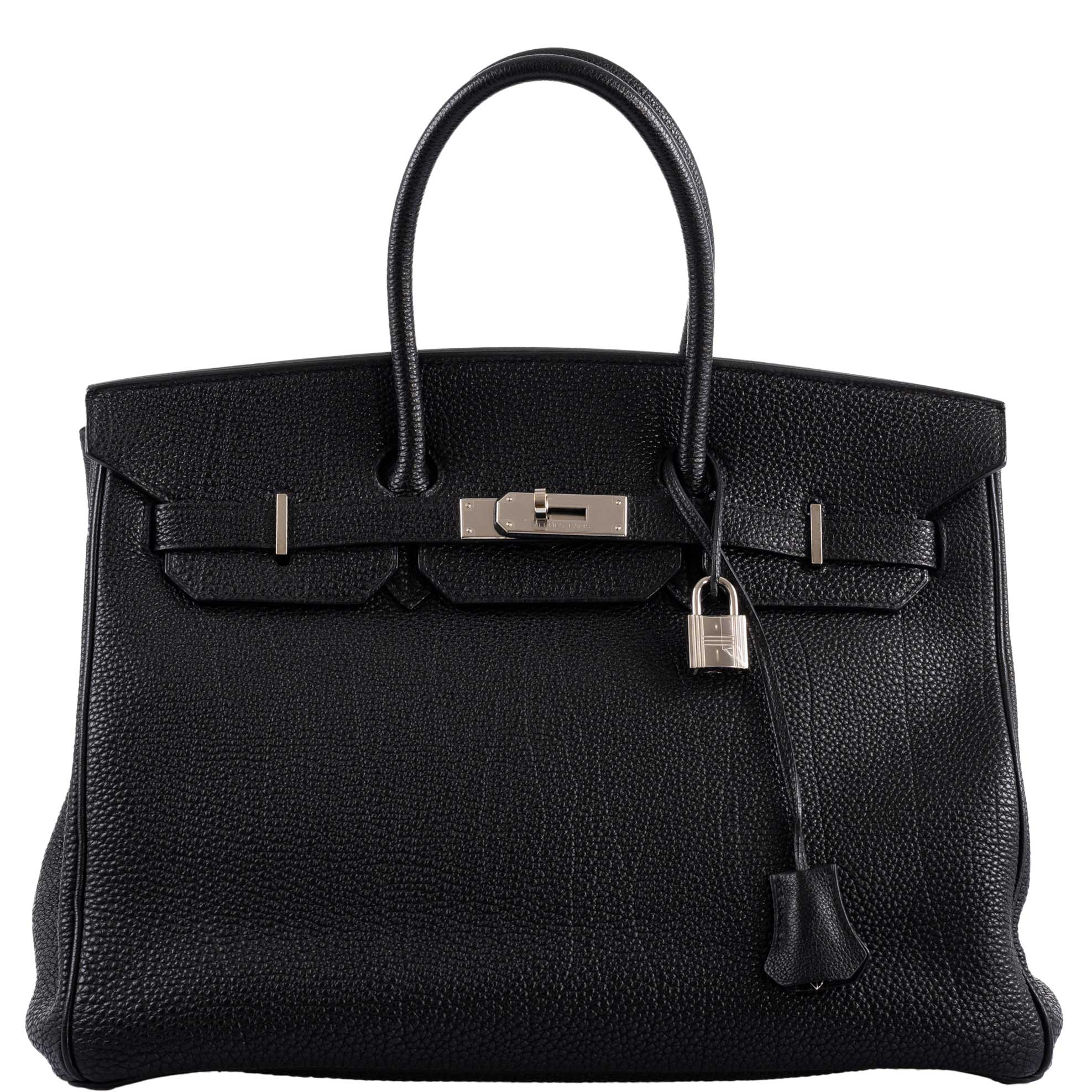 Hermes Birkin 35 Black Togo Palladium Hardware - 2003, Square G?
