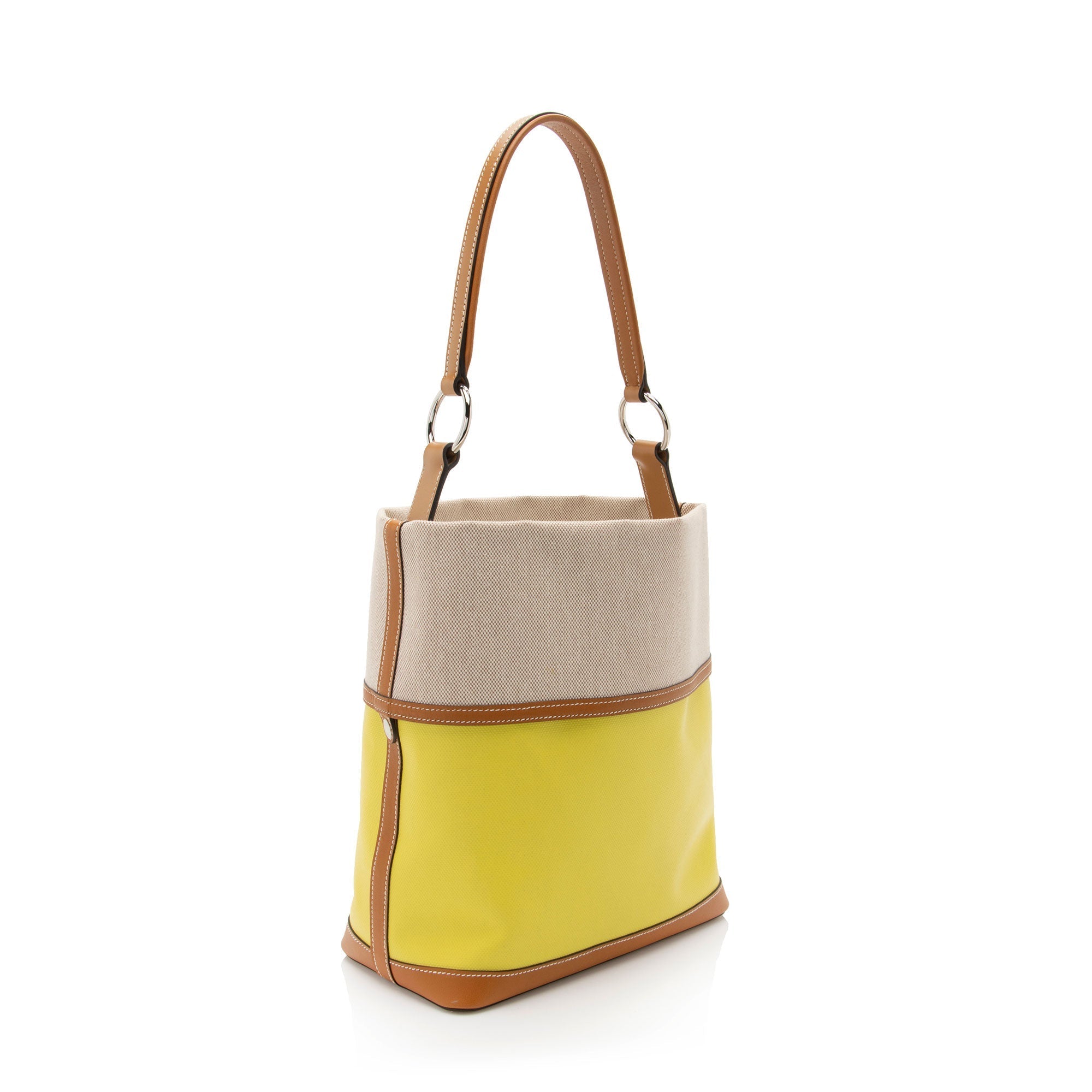 Hermes Canvas Col Roule Shoulder Bag