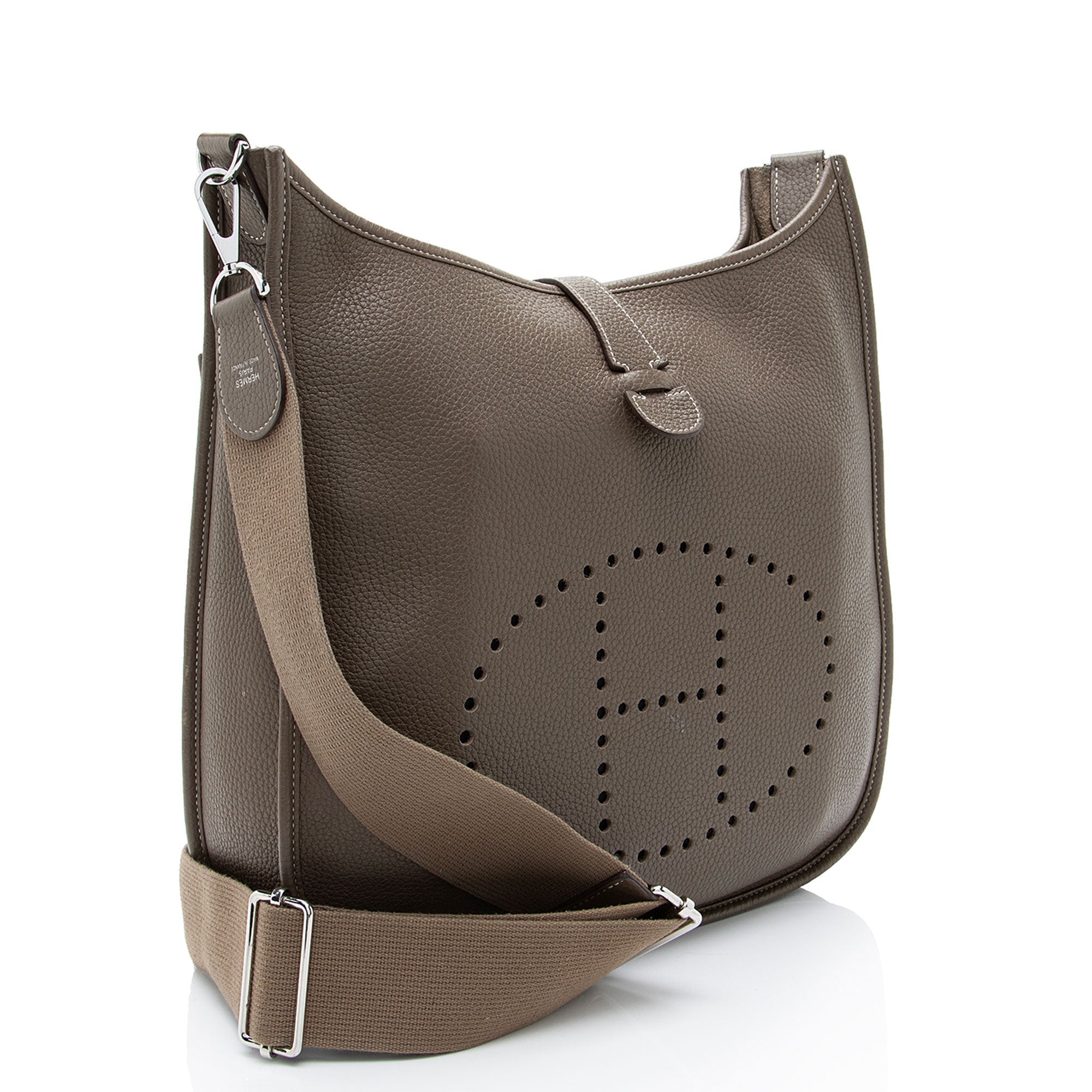 Hermes Taurillon Clemence Evelyne III PM Shoulder Bag